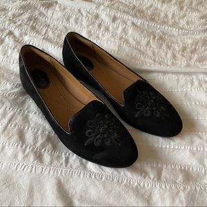 Clark’s Black Velvet Flats